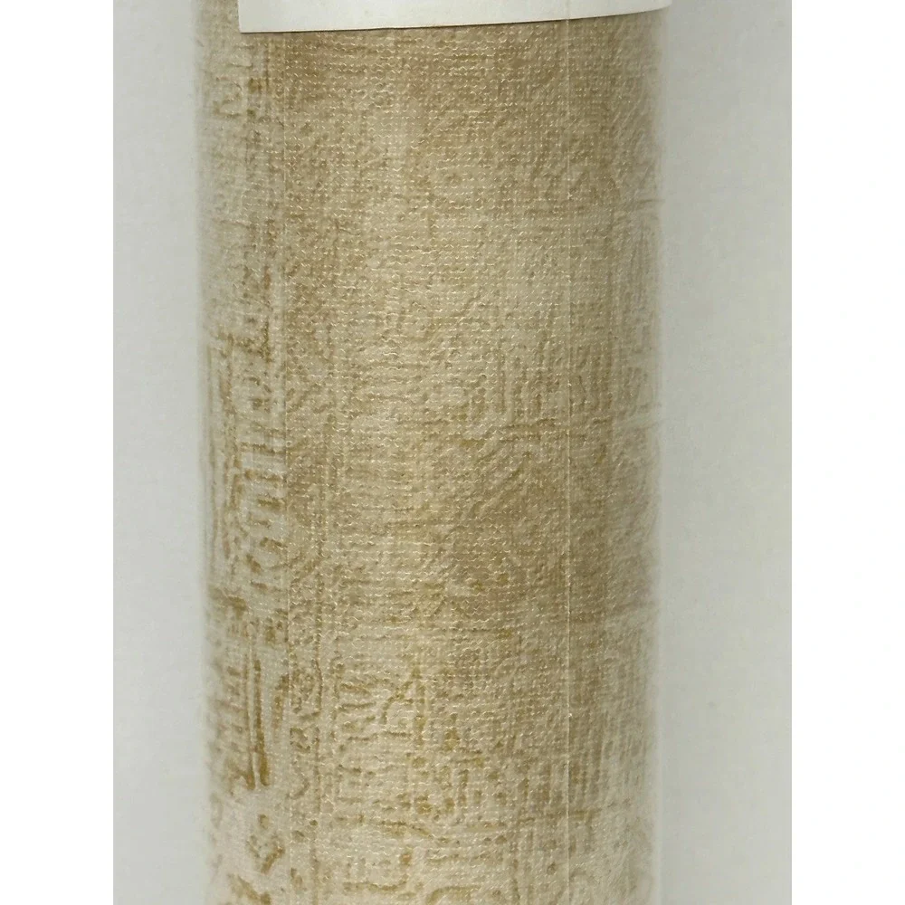 WARNER SOLID VINYL WALLPAPER LAB5161‎ GOLD TEXTURE PREPASTED PEELABLE SCRUBABLE